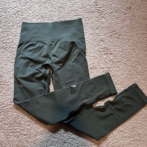 Oner Active Effortless Seamless Leggings - XS Regular Length Alpine Green